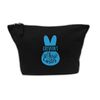 Flox Creative Makeup Bag Personalised First Easter Blue Bunny Black