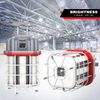 LED Temporary Work Light 80W 5000K Jobsite Building Construction Hanging Lights 