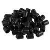 Screw Thread Protectors 3/8" ID End Cap Cover Black 18mm Length 50pack
