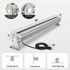 LED Work Light Bar, 80W Linear Shop Lights, 35°Beam Angle Spotlight, Adjustable