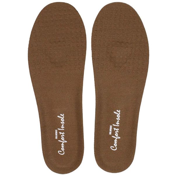 Columbus Men's Comfort Insole, For Casual Shoes, Antibacterial, Deodorizing, Shock Absorption, Anti-Fatigue, Brown