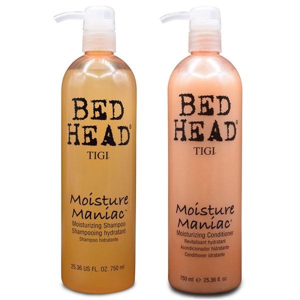 Bed Head Moisture Shampoo and Conditioner 25.36 Fl. Oz. 750 Ml Each.