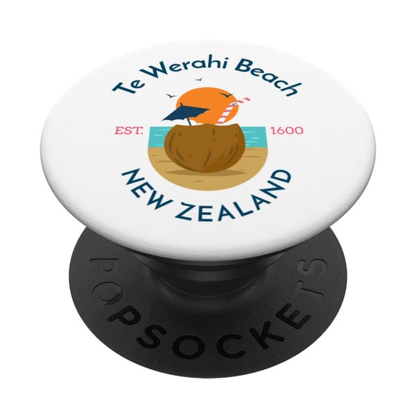 Te Werahi Beach New Zealand PopSockets Swappable PopGrip