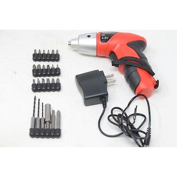 Stalwart 25 Piece 4.8V Cordless Screwdriver with LED