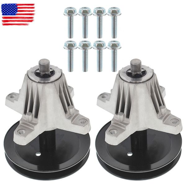 2PK Spindle Assembly For MTD Troy-Bilt 42" Deck 618-06991 918-06991
