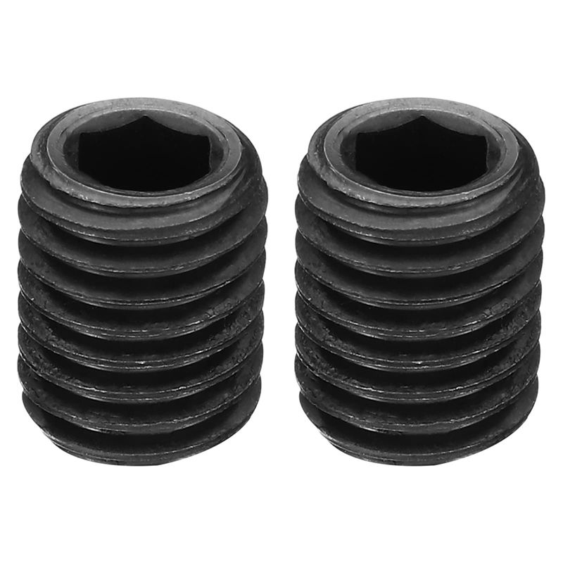 PATIKIL 15mm Rod Extension Connector, 2 Pack M12 Thread Extender Screw ...