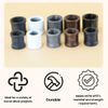 PRIM PIPEWORKS 1/2“ Coupling, Natural - no surface coat, Malleable Iron Pipe Fitting for Home Decor projects; QTY 12