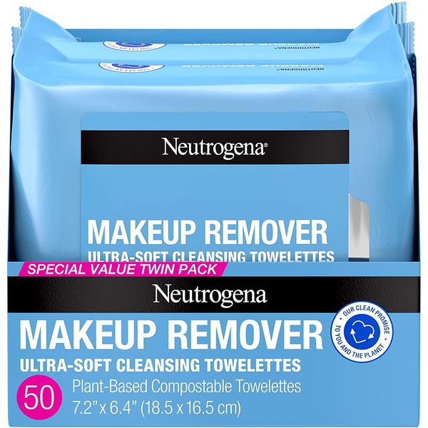 Makeup Remover Cleansing Face Wipes, Daily Cleansing Facial Towelettes to Remove