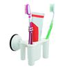 Euro Trail Toothbrush Holder with Suction Cup (White)