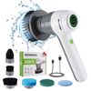 WORKPRO 8V Electric Spin Scrubber, 3-Speed Adjustable Shower Scrubber