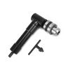 QWORK 90 Degree Right Angle Drill Attachment Adapter with 8mm Hex Compatibility for Power and Hand Drills
