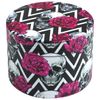 LIHAO 2 inch Grinder 4 Layer Zinc Alloy Spice Grinder - Rose, Skull & Wavy Pattern