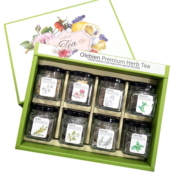 Olevien tea bag herbal tea random delivery 8 types x 5p set