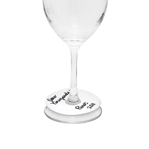 Oenophilia Stemtags, Blank, Set of 100, Wine Glass Drink Markers, Wine Tags for Parties and Events