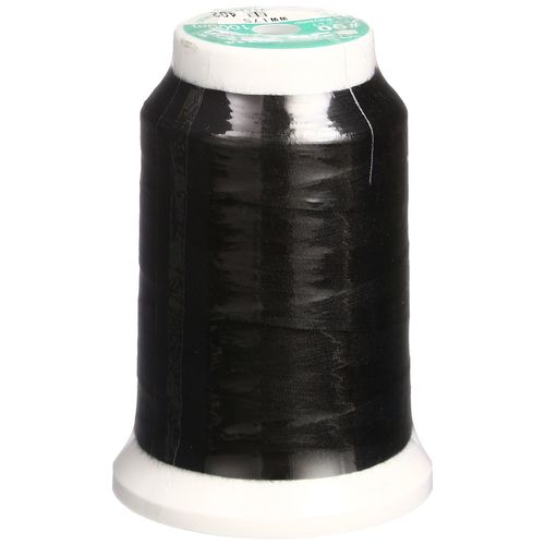 Fujix King span [For overlock sewing machines] #90/1000m col.402 Black