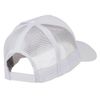 Four Leaf Clover Embroidered Trucker Cap - White OSFM