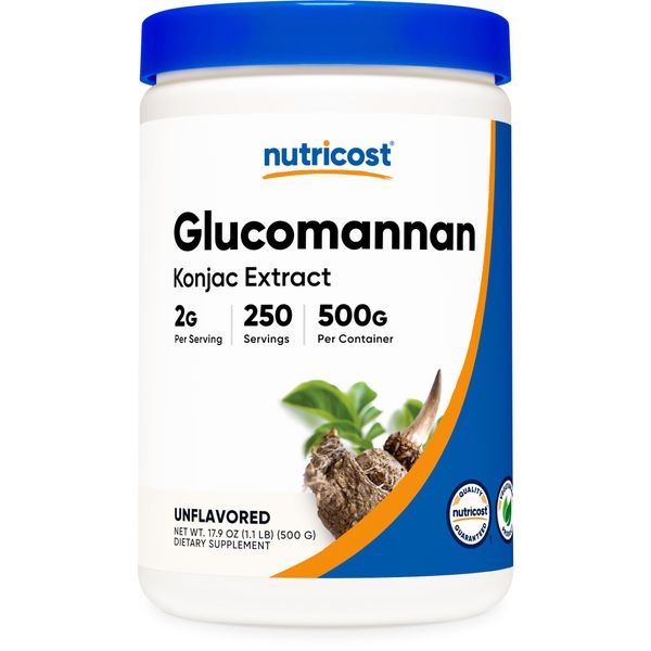 Nutricost Glucomannan Powder 500 Grams