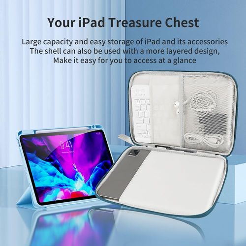 NIMOSA 9-11 Inch Tablet Sleeve Case, Fits New iPad Air/Pro 11 inch 2024, iPad Air 5/4th 10.9, iPad 10th Gen 10.9, iPad 9/8/7th 10.2,All 9-11 Inch Tablet, Galaxy Tab S8/S9 11, Grey