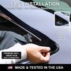 BOGAR TECH DESIGNS Lower Side Chrome Delete Overlay Compatible with Ford Expedition Max 2022-2024, Gloss Black