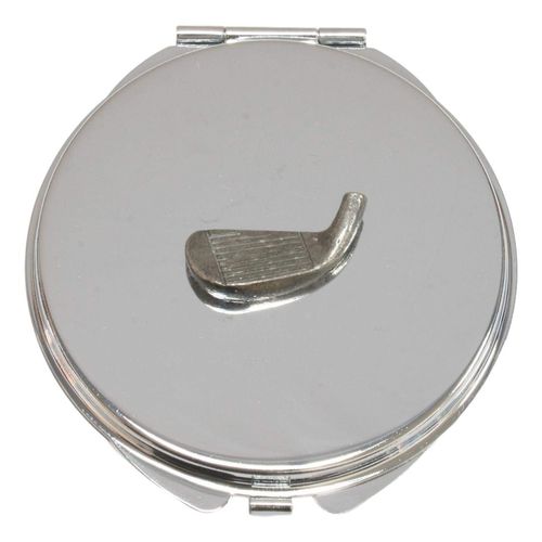 Golf Club Head Compact Mirror Handbag Gift With Free Engraving 460
