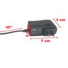8pcs 12V DC 1A Power Supply Adapter for CCTV Security Camera, Led Lighting Strip