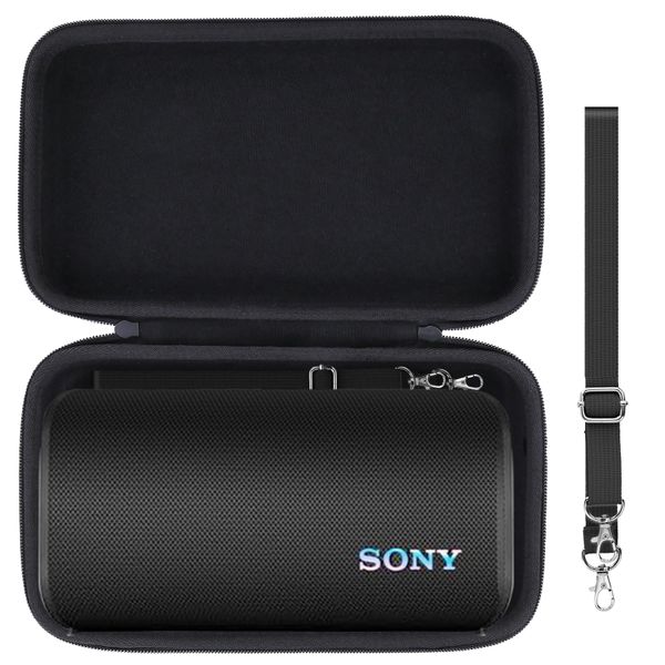 co2CREA Hard Case Replacement for Sony ULT Field 3 Wireless Portable Bluetooth Speaker (Black Case)