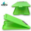 A4 Clipboard Box File with Storage Plastic Folder Document Filling Case Office - Pink