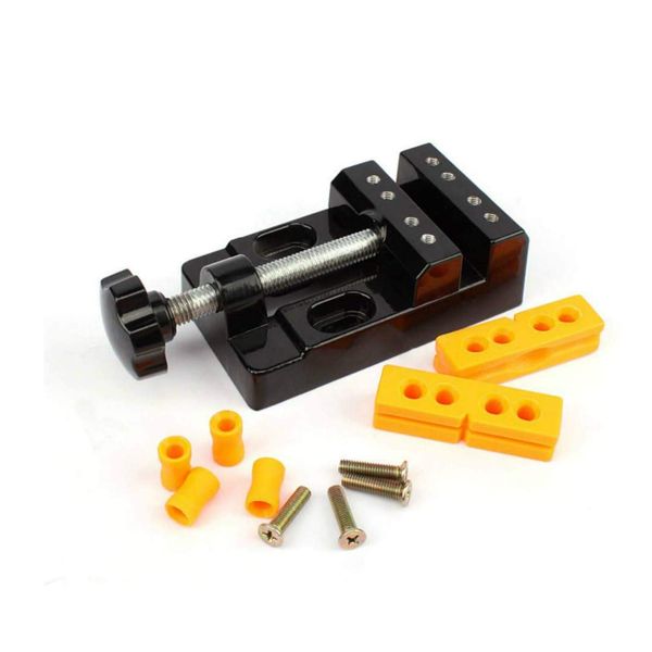 Sourcemall Small Tabletop Vise Mini Secure Vice for Detailed Tasks Easy Installation