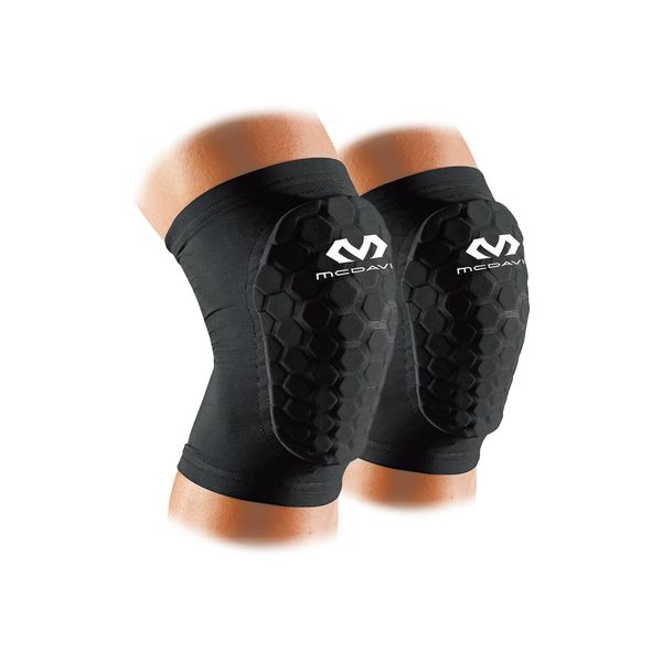 McDavid HEX Leg Sleeves, Pack of 2, MVJ M6440L BK L