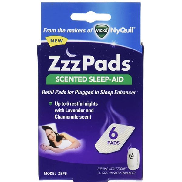 6 BOXES Zzzpads Scented Sleep-Aid Refills for Zzzquil In Sleep Enhancer, 36 Pads