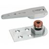 CRL CRL8010ADJ Adjustable End-Load Floor Mount Bottom Pivot Set