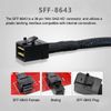 CHENYANG CY Internal Mini SAS SFF-8643 Host to 4 SATA 7Pin Target Hard Disk 6Gbps Data Server Raid Cable