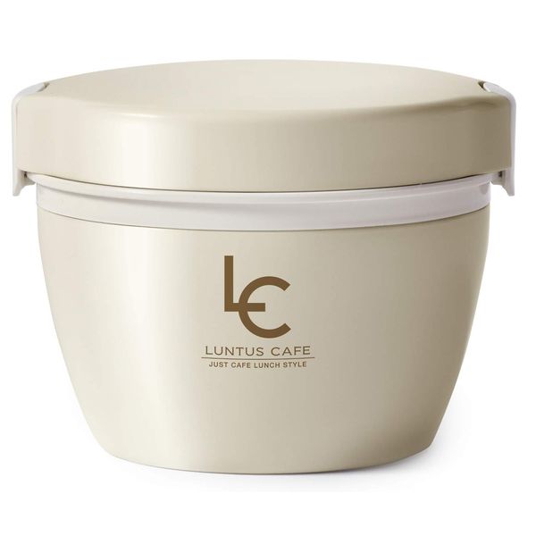 LANTUS Cafe Bowl HLB-CD620 A3248 Thermal Insulated Lunch Jar, 20.2 fl oz (620 ml), Ivory