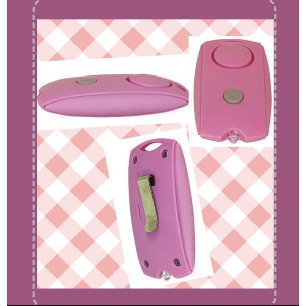 Mini Keychain Personal Safety Security Panic Anti Rape Attack TRAVEL Alarm LED