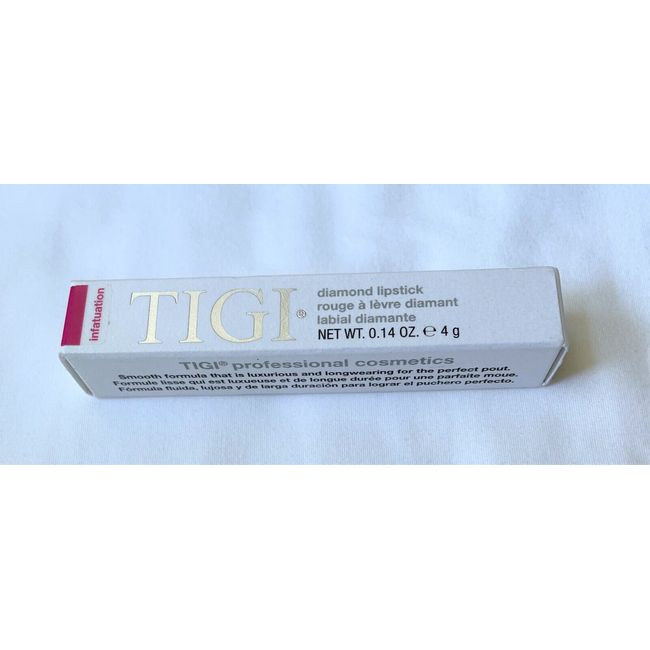 TIGI Cosmetics Diamond Lipstick Infatuation Smooth Luxurious Longwearing .014oz