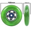 Kick Push Upgrade Pack for Razor Scooter Green Wheels, Handle Grips, Griptape, Bearings