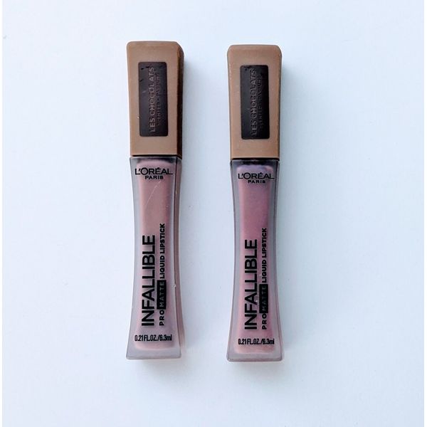 L'oreal Infallible Pro-Matte Liquid Lipstick 848 Dose of Cocoa 2 pack