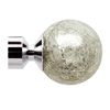 Empire 28mm Curtain Pole Finials (1 Pair) Chrome
