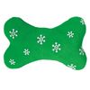 Zanies Plush Blizzard Bones Dog Toy, Small, Blue