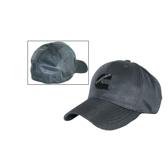 Cummins Diesel Titanium Gray Sport Stretch Fit Cap