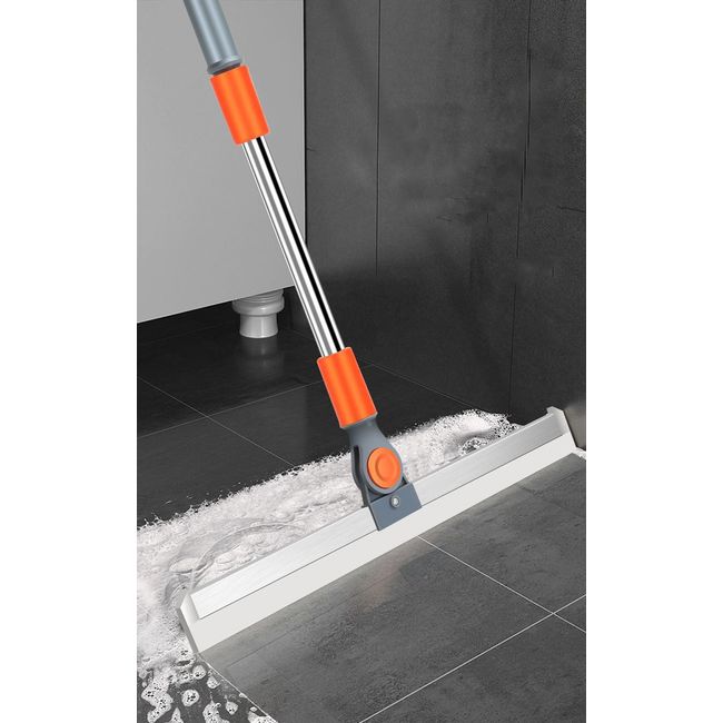 Floor Squeegee Wiper Broom And Window Cleaner with Extendable Handle