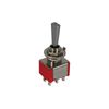 Mini Flat Paddle Toggle Switch 3-way On-On-On Chrome