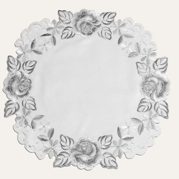 Ivory Table Doilies - Alois Collection - Doilies - Set of 4