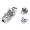 Silver E-VAC Scavenger Kit Catch Can includes T304 Vacuum SS E-VAC fitting USA