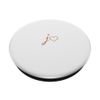 Rose Initial Letter J Heart Minimalist White PopSockets Adhesive PopGrip