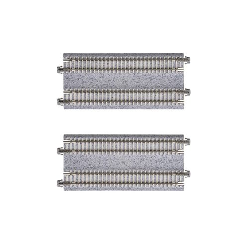 N 4-7/8" Double Track Straight, Concrete Ties (2)