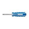 HÖGERT TECHNIK - Spinner handle 1/4", 150mm, 1/4" socket knob for use with 1/4" inserts, ergonomic and contoured handle