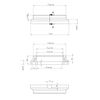 Surface-Mounted Porcelain Frame 1 Gang QR1 White