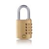 Yale Y150B/40/130/1/B 40mm Combination Padlock pk 1 Box, Brass-Plastic Packaging