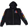 Chrome Hearts Multi Color Cross Cemetery Zip Up Hoodie Mens Style : 986403